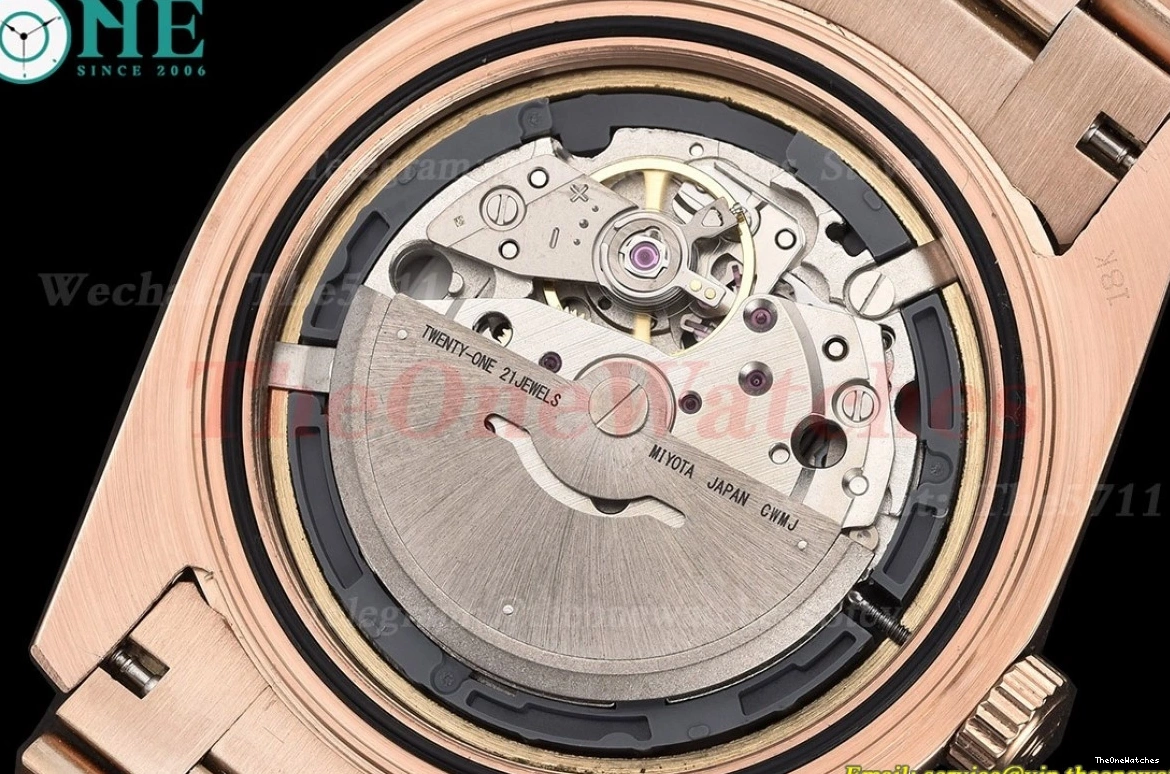 Daydate GDF MY8215 RG Black 40mm RG Dial 0319